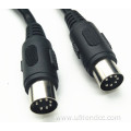 hot selling customized din cable with 5/6/7pin 8pin